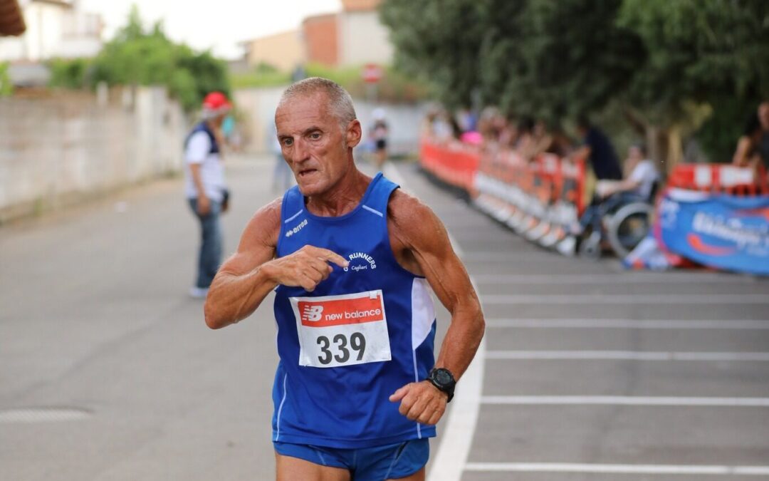 Bene il nostro Corrado Beato al XXIII Trofeo Paese museo 6 km uomini a San Sperate