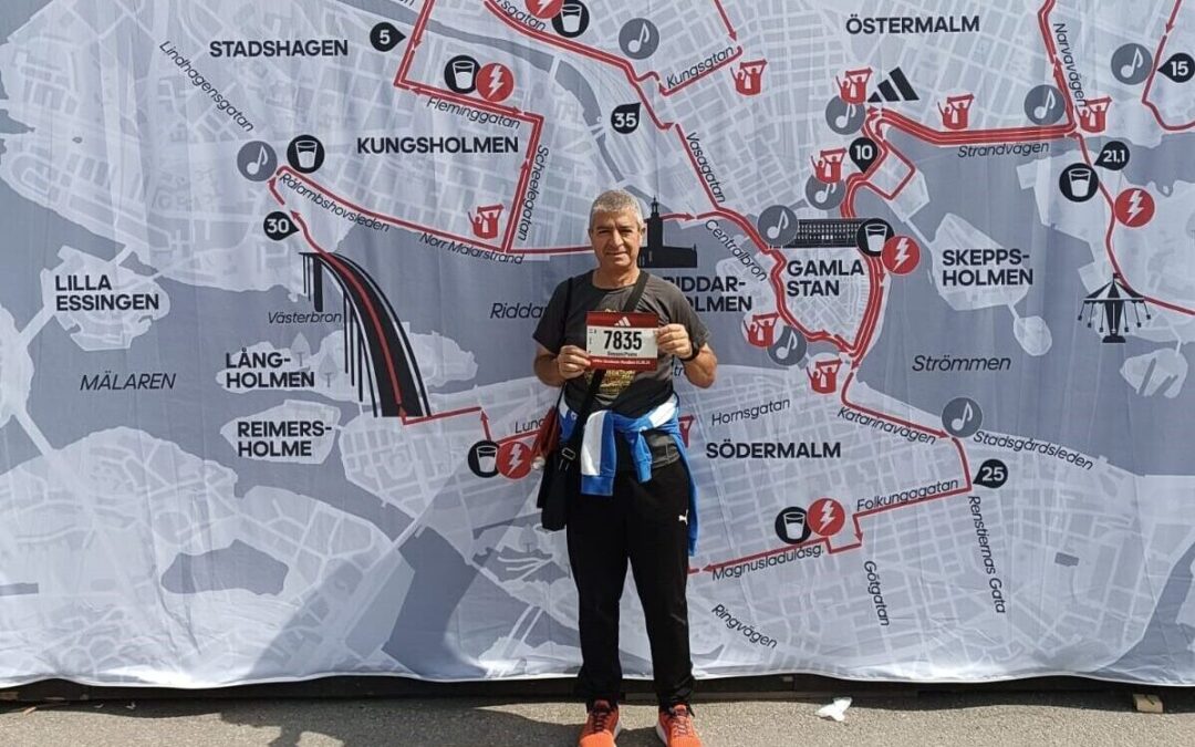 Grande Giovanni Pisano nella  Maratona di Stoccolma chiude in 4:31:54 – 6:29 a km la terza maratona in 3 mesi