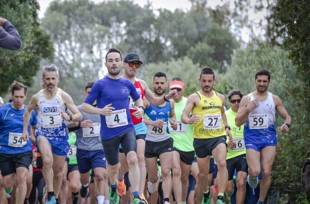 Edoardo Cittadini primo assoluto Uta 10,5 km Ignazio Sulis 2° di Ctg.